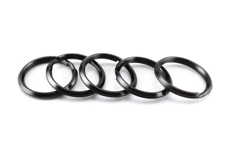 yueton 50pcs Gun Black Color Split Ring Chain Part for Car Home Keys Organization, Arts & Crafts, Lanyards - Image 4